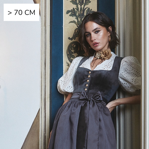 Dirndl Traditionnel Pour Femme, Fille, Midi Ou Long, Jupe, Tablier