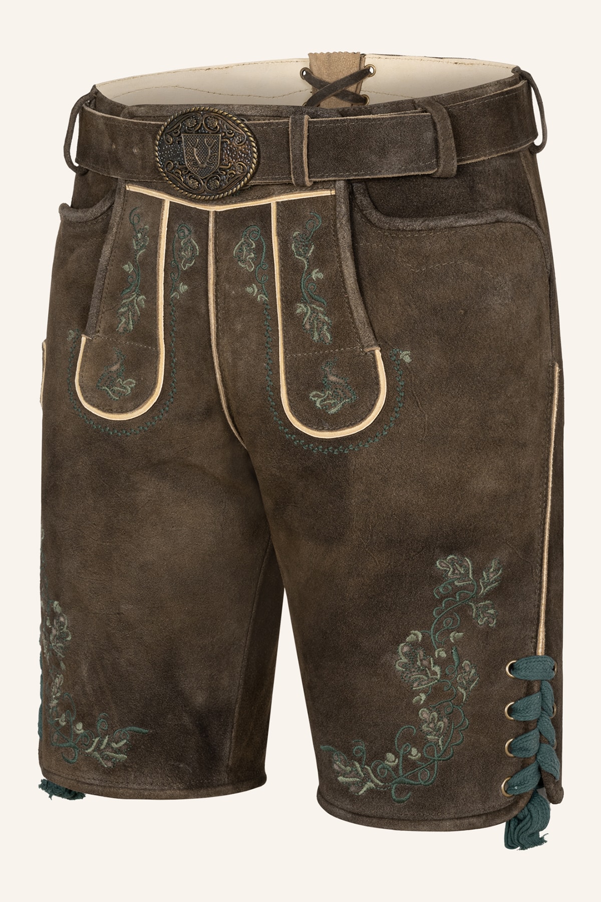 Lederhose Trever met riem