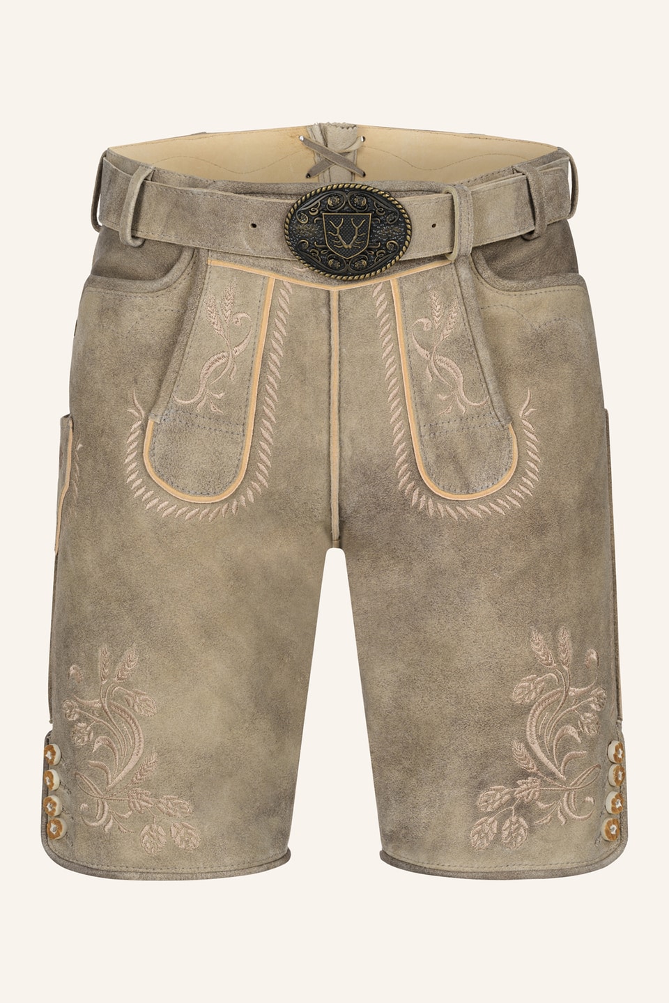 Lederhose Ryann met riem