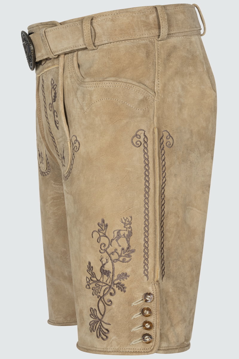 Lederhose Milian met riem