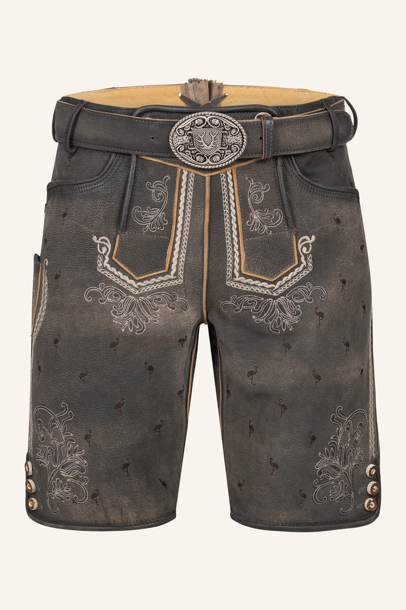 Lederhose Udo met riem