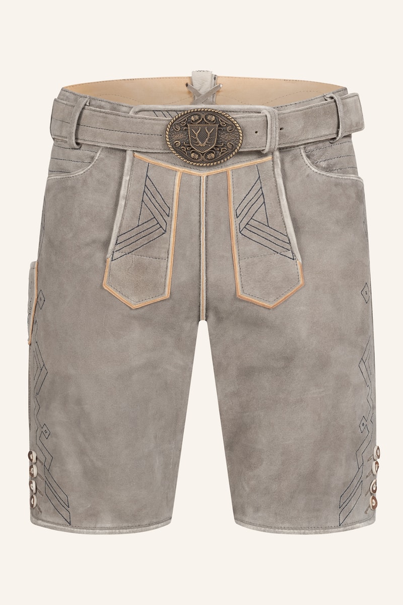 Lederhose Xilas met riem