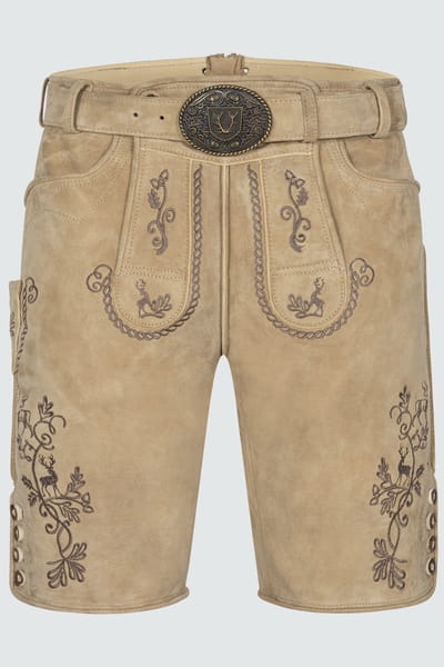 Lederhose Milian met riem