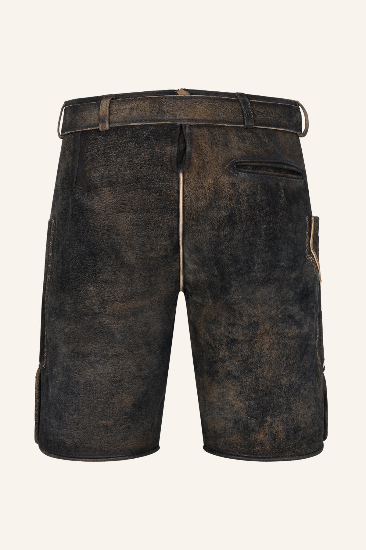 Lederhose Jihn met riem