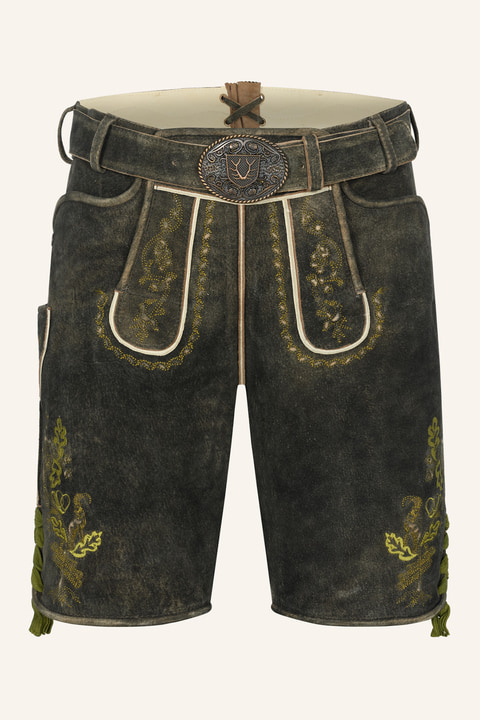 Lederhose Nilio met riem