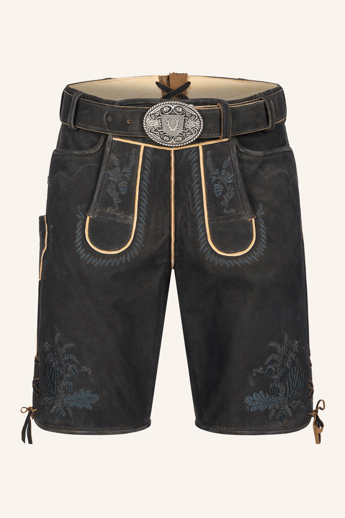 Lederhose Edo met riem