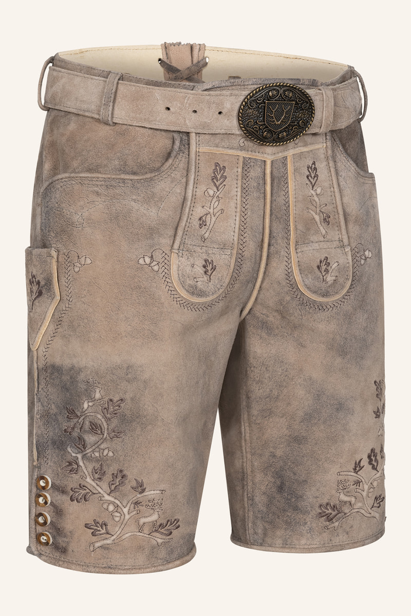 Lederhose Berno met riem