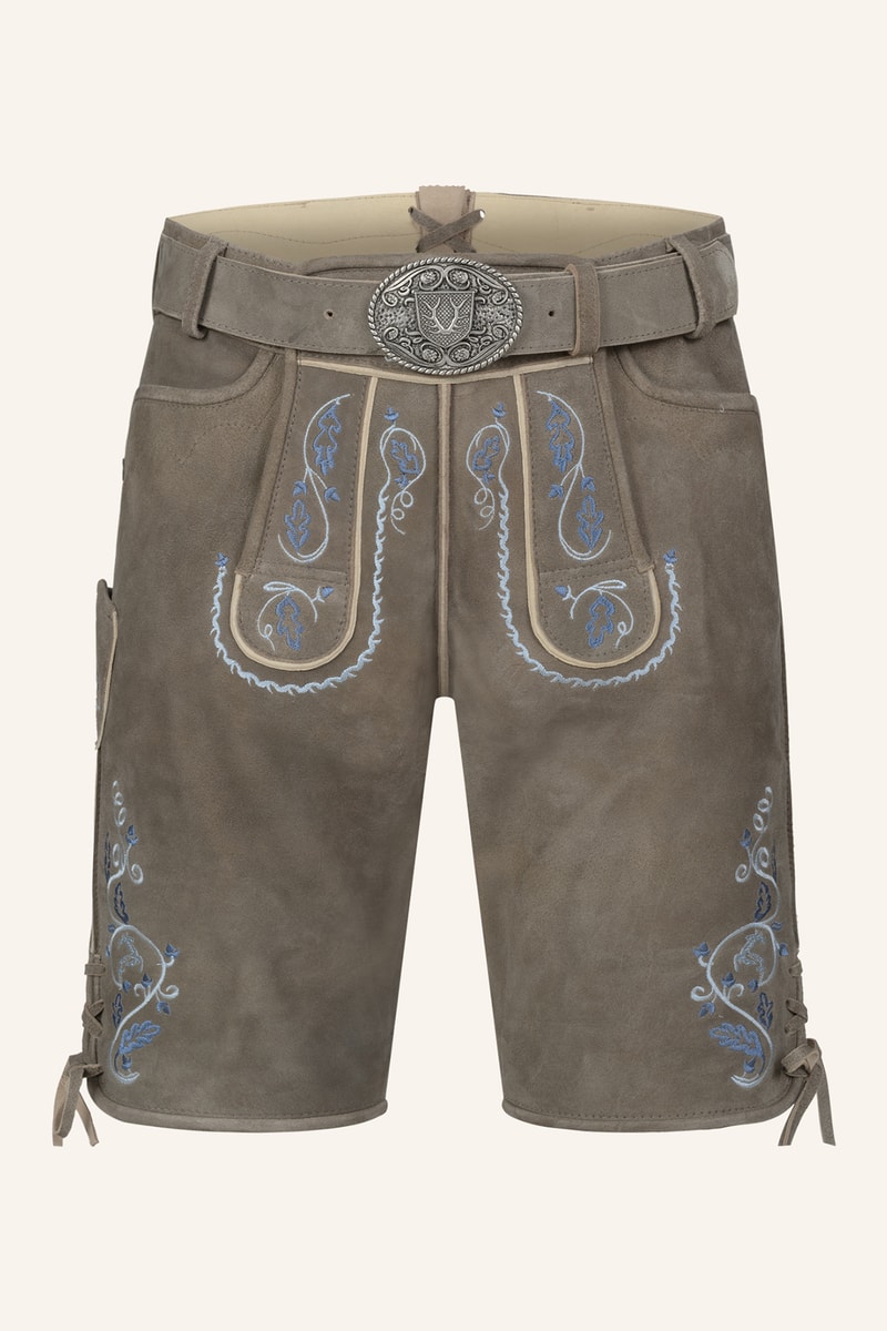 Lederhose Malik met riem