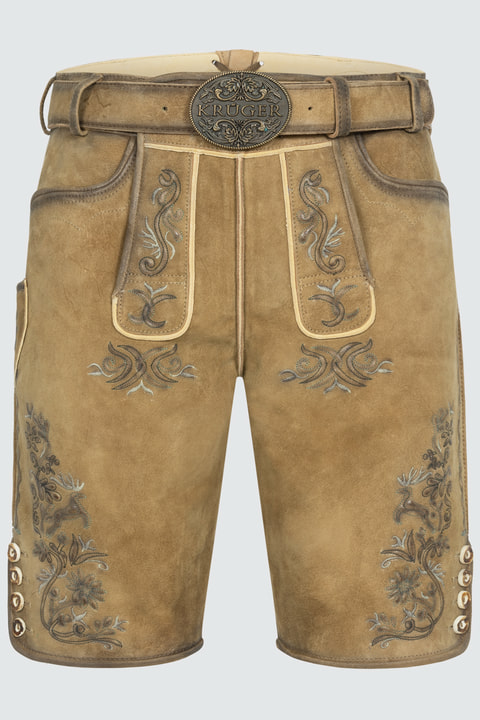 Lederhose Juan met riem