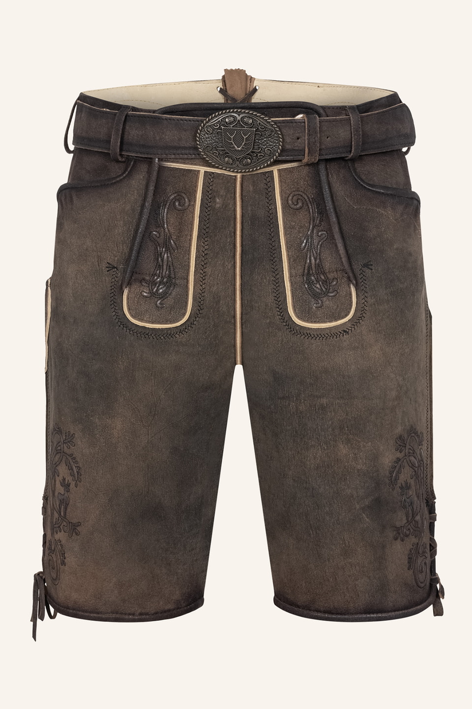 Lederhose Raul met riem