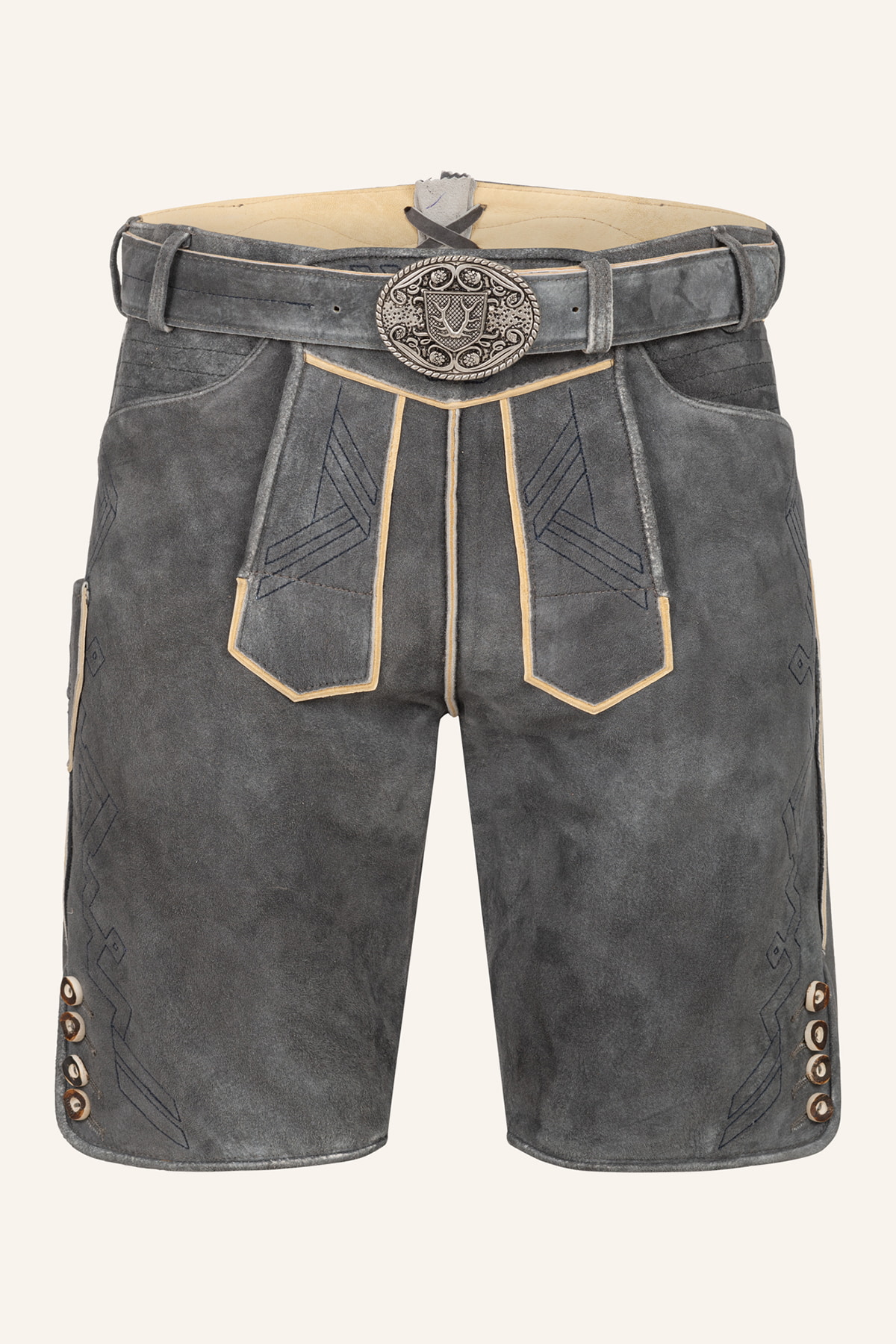 Lederhose Xilas met riem