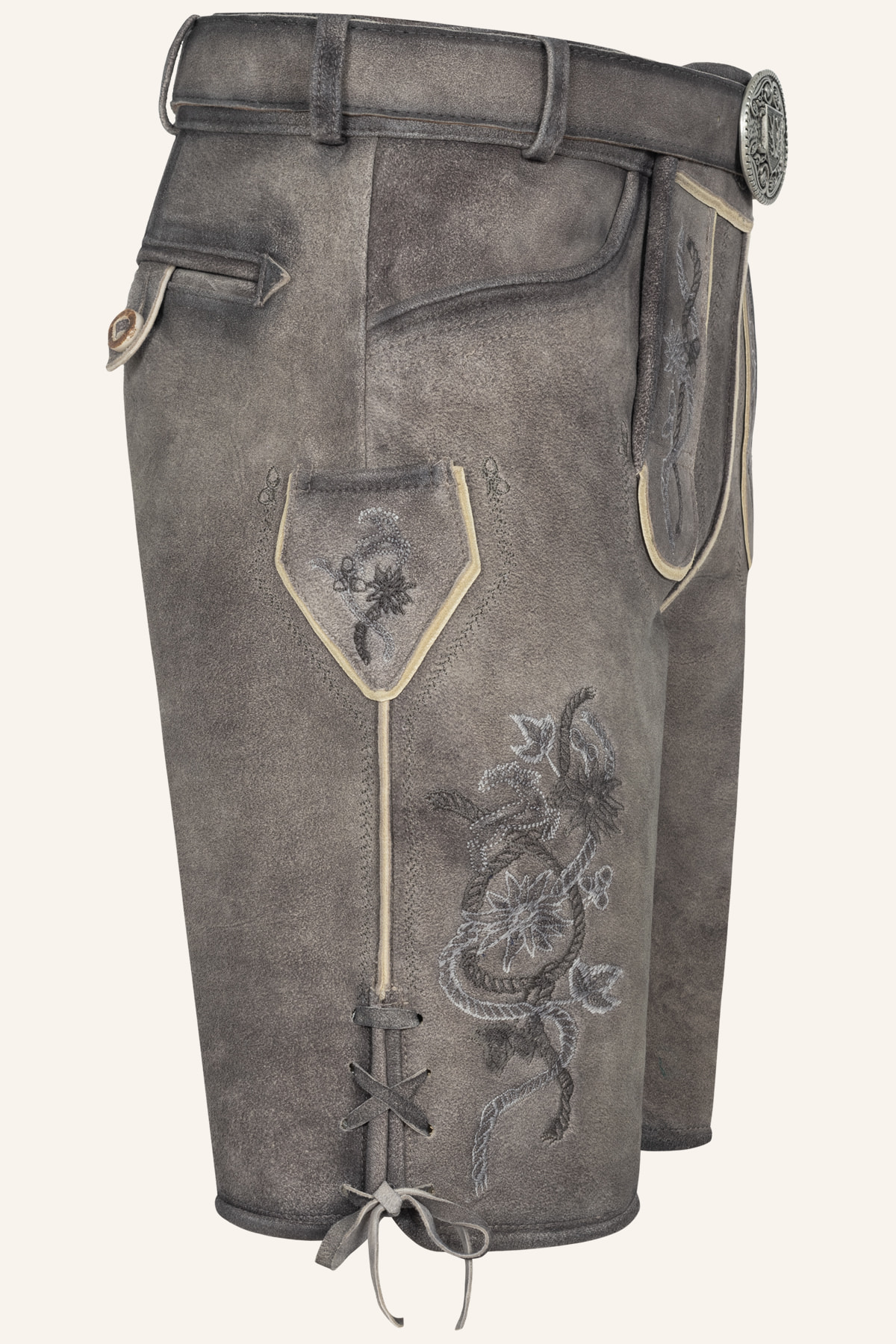 Lederhose Mirko met riem