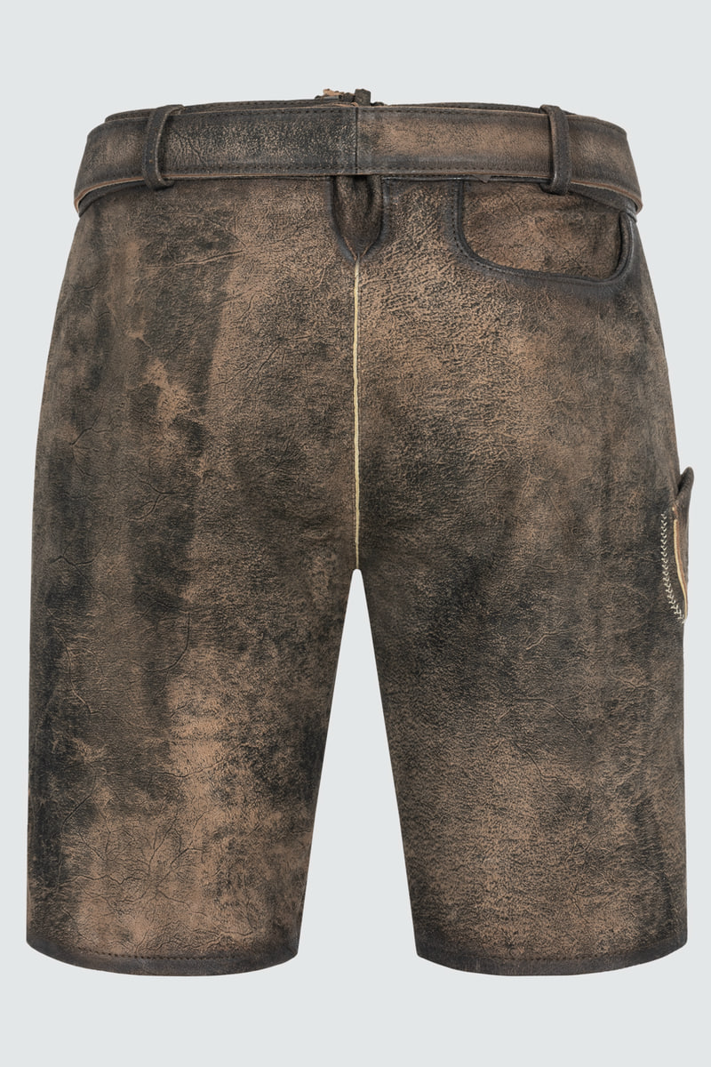 Lederhose Arijus met riem