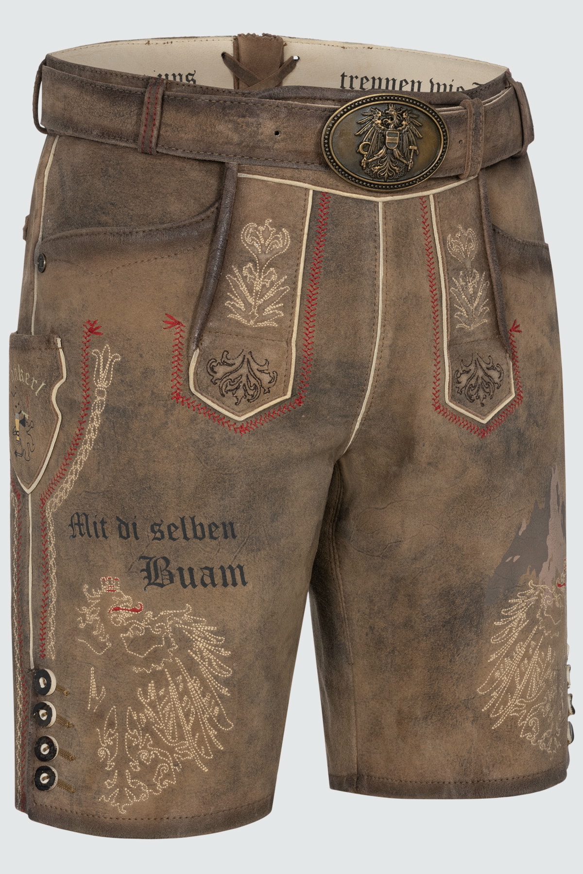 Lederhose Fankerl met riem
