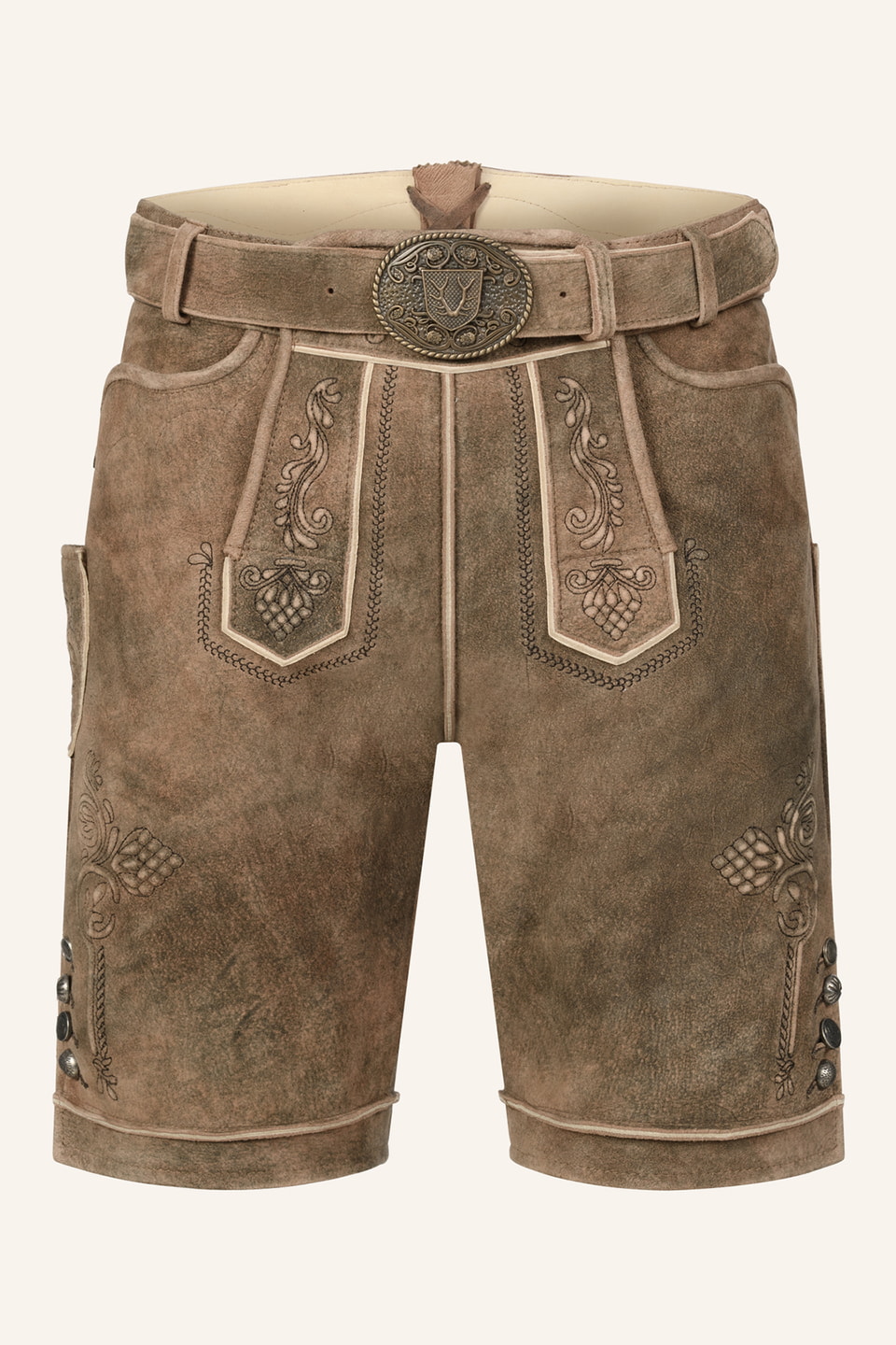 Lederhose Jakobus met riem 