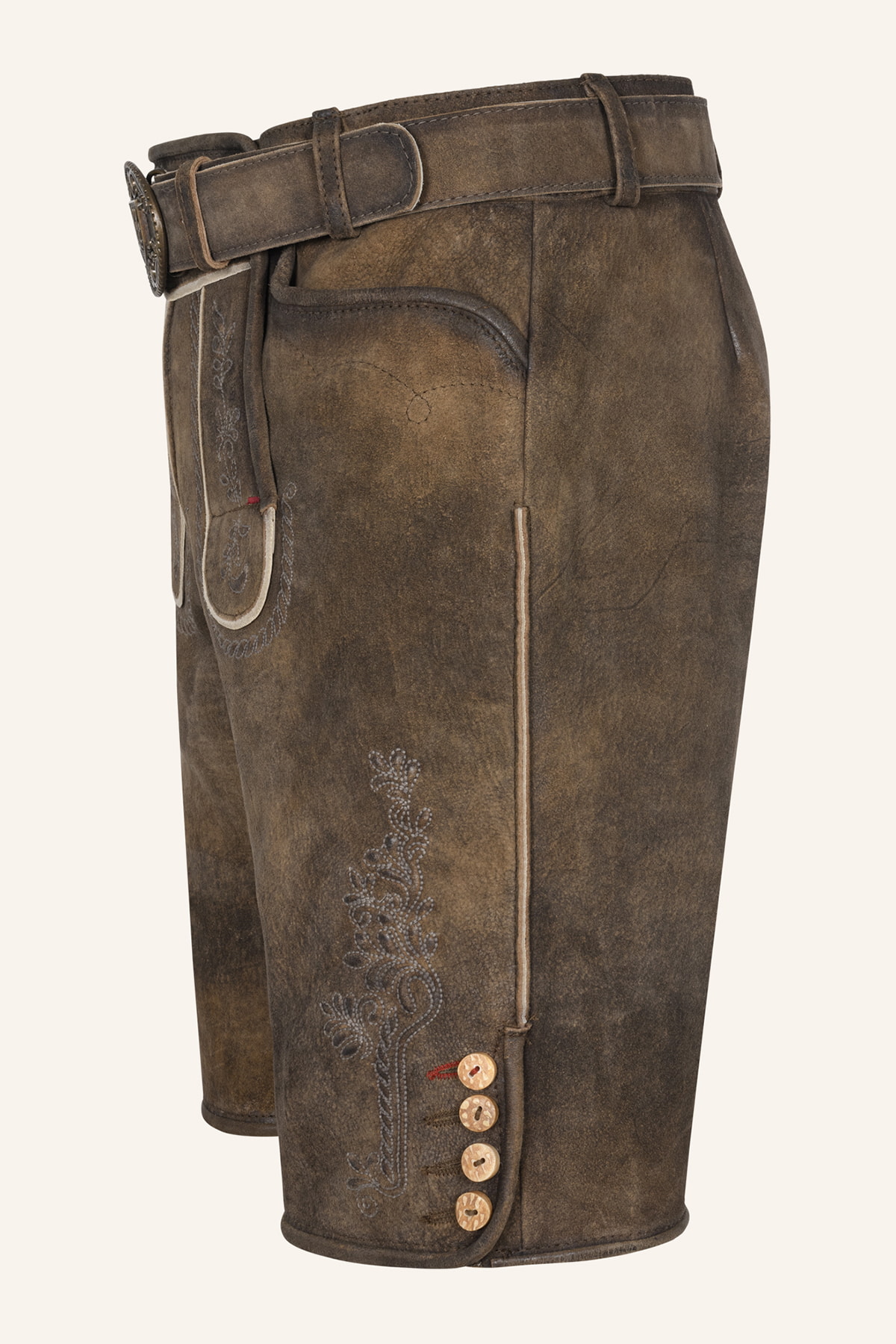 Lederhose Dante met riem