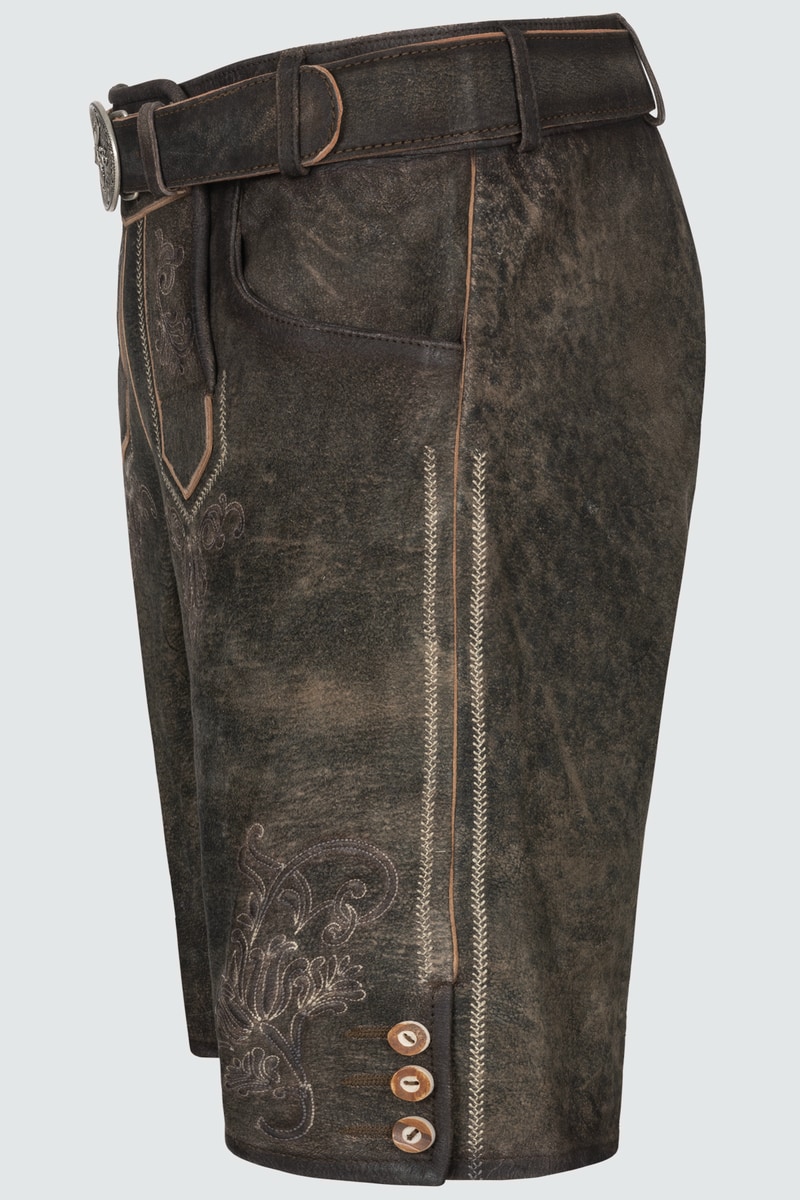 Lederhose Arijus met riem