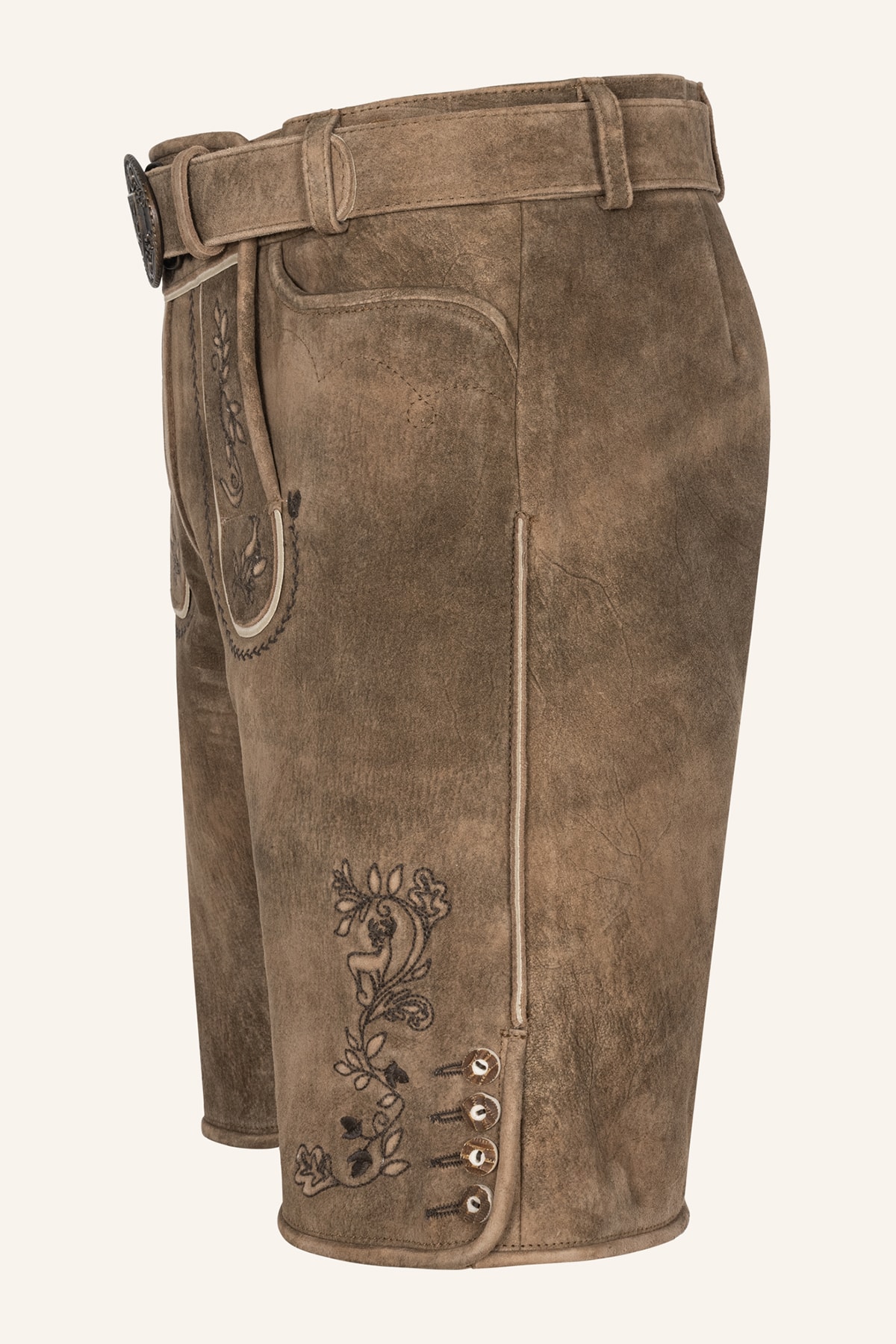 Lederhose Corentin met riem