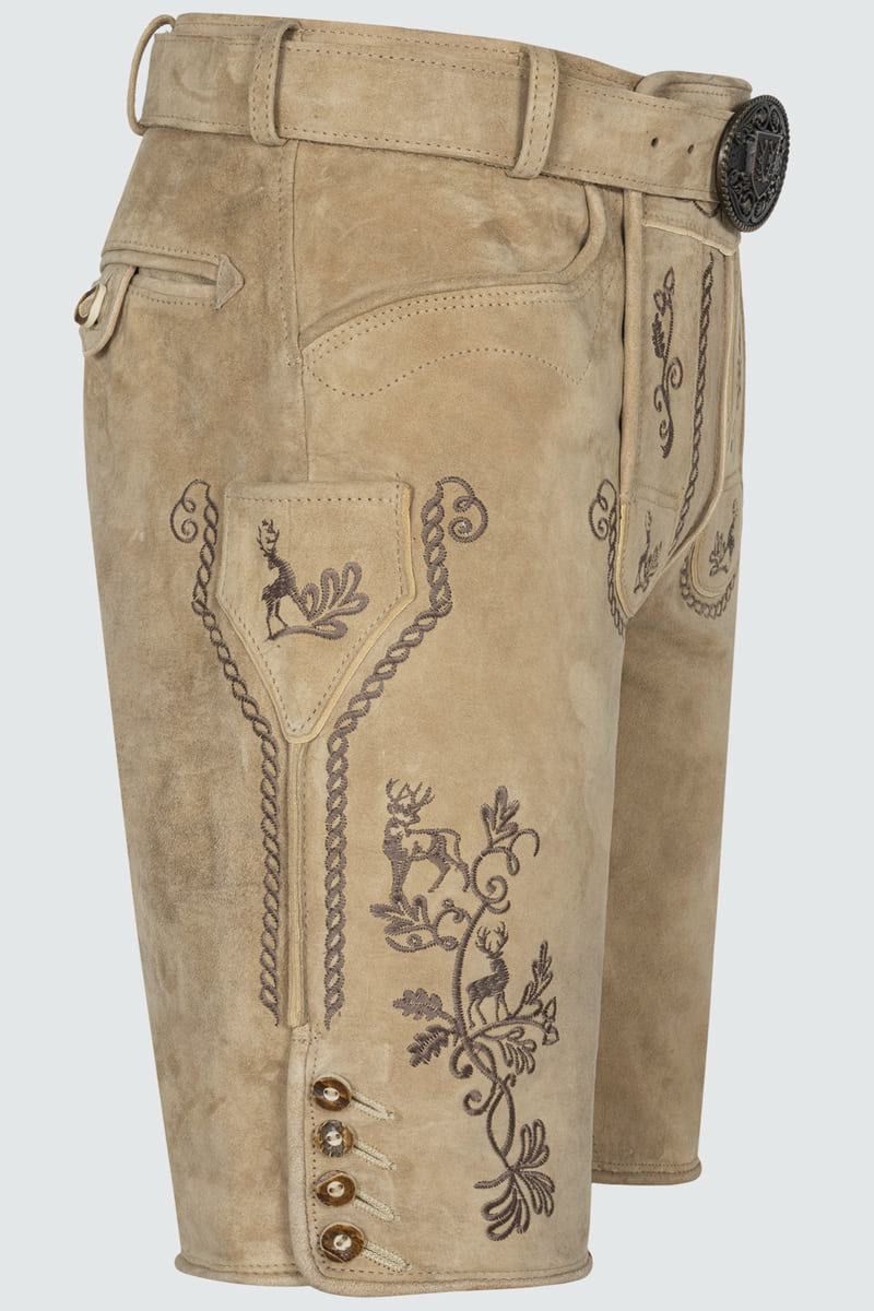 Lederhose Milian met riem
