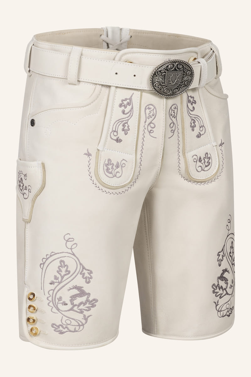 Lederhose Evan met riem