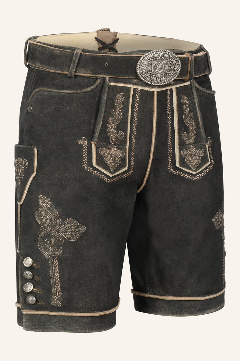 Lederhose Jakobus met riem 