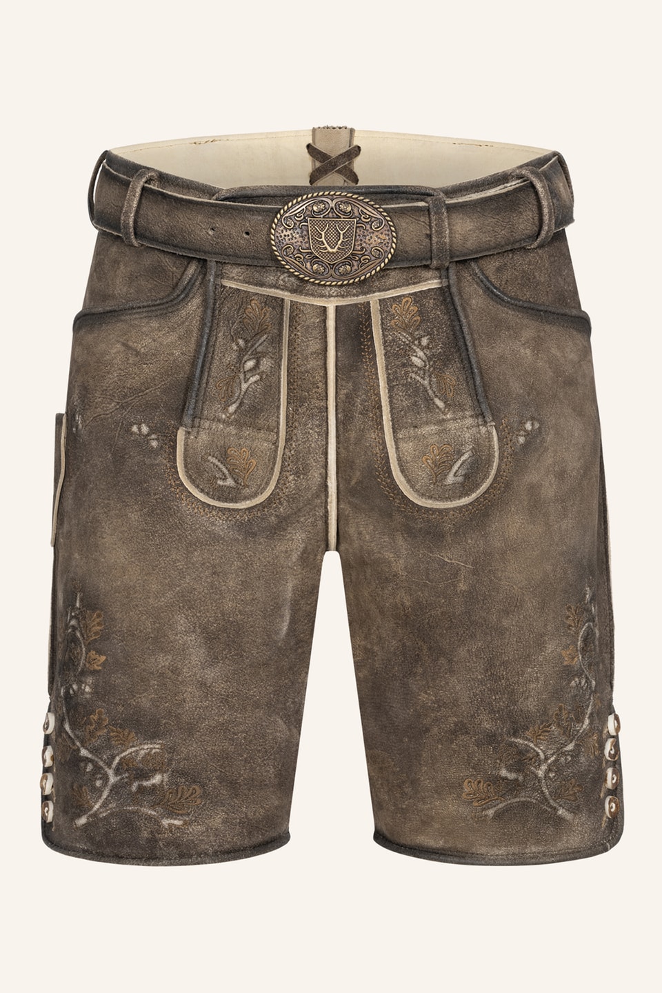 Lederhose Wanja met riem