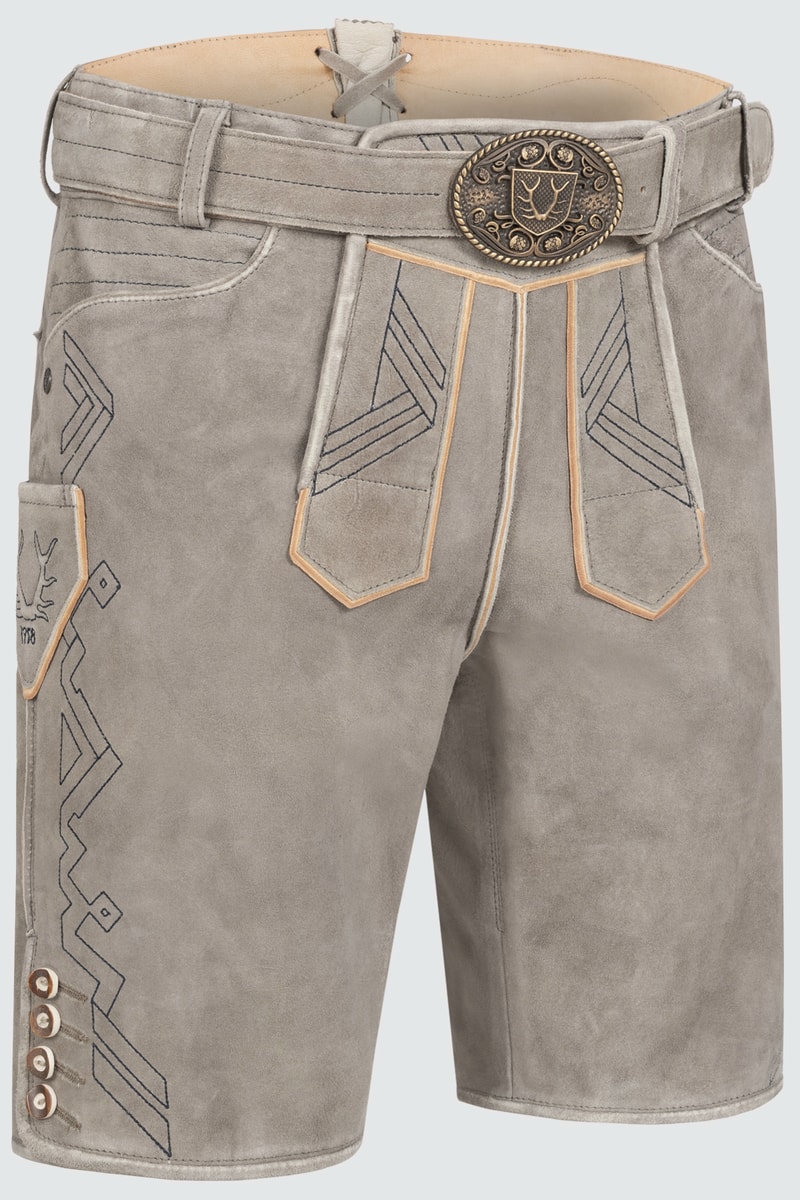 Lederhose Xilas met riem