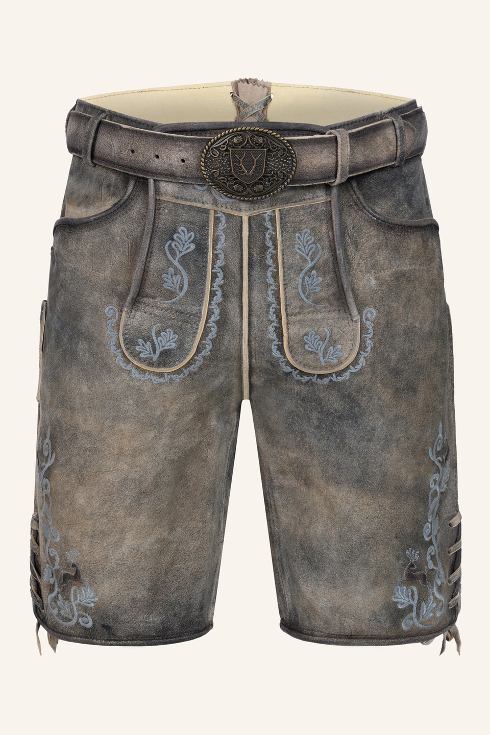 Lederhose Melo met riem