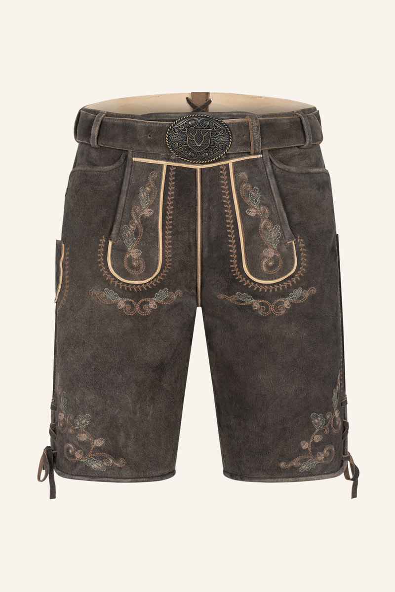 Lederhose Emir met riem