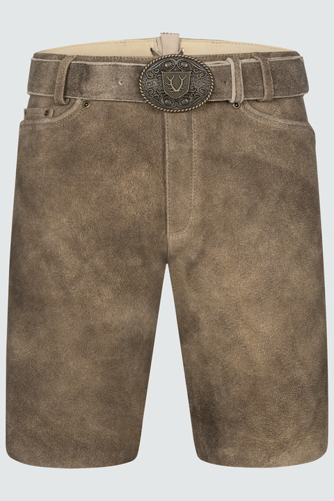 Lederhose Taro met riem