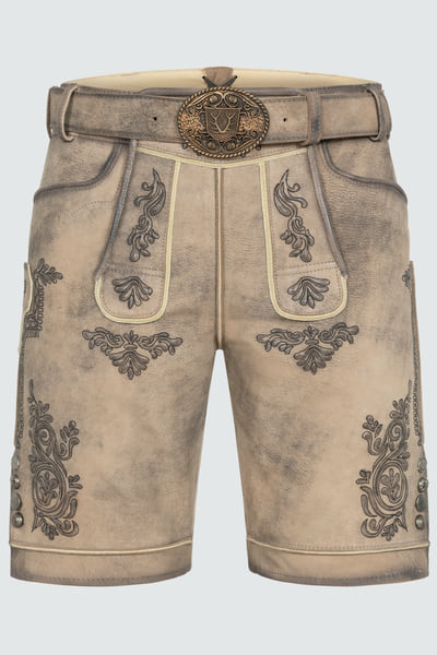 Lederhose Rob met riem