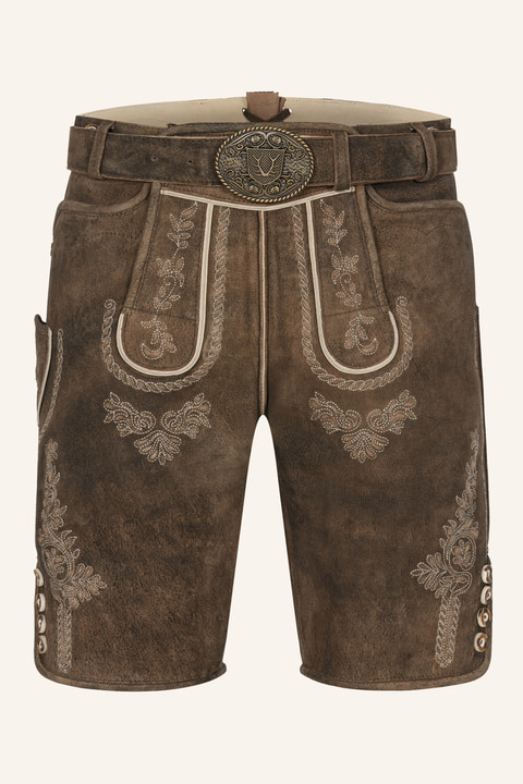 Lederhose Quan met riem