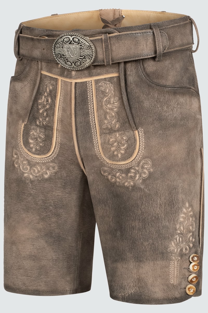 Lederhose Mailo met riem