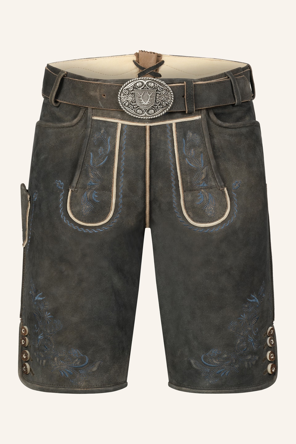 Lederhose Yanis met riem