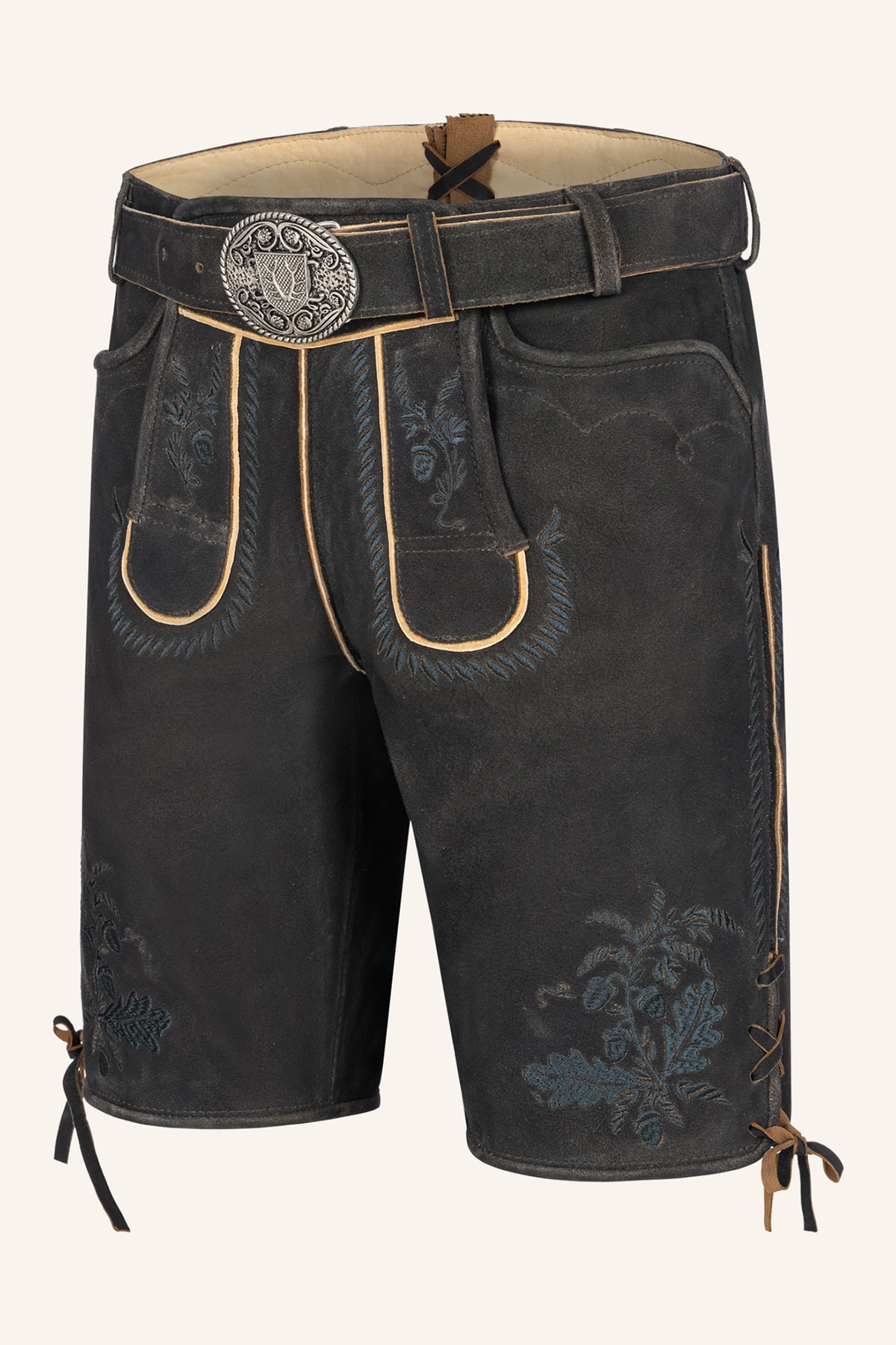 Lederhose Edo met riem
