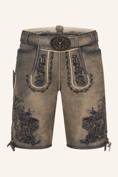 Lederhose Lebenslang met riem