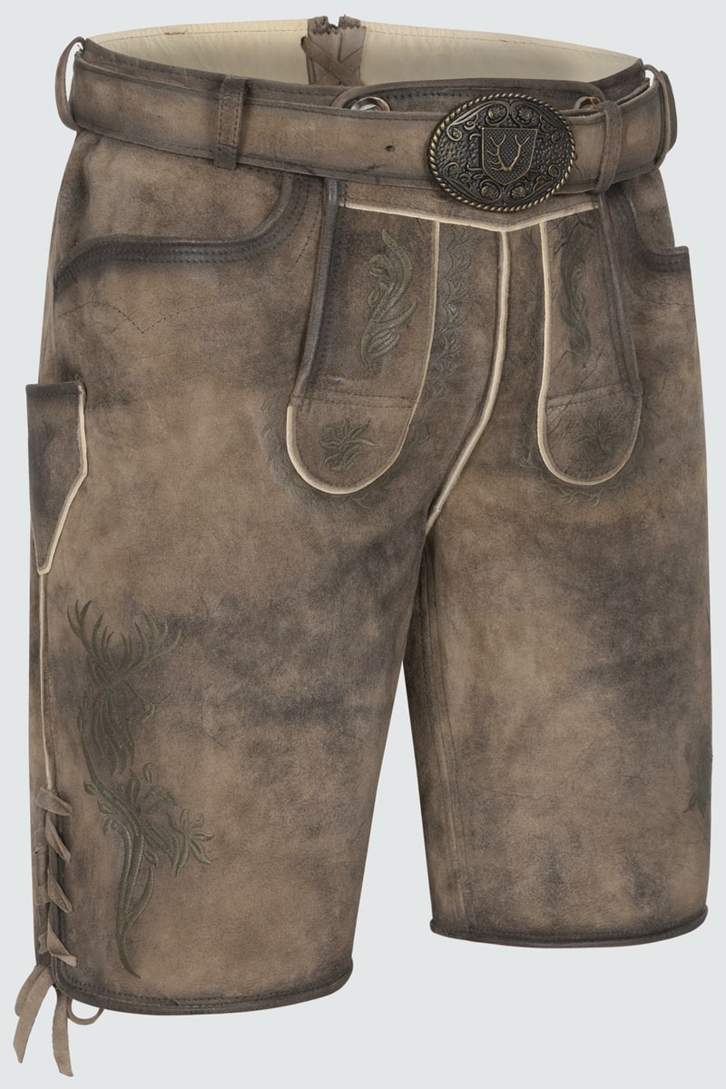 Lederhose Diran met riem