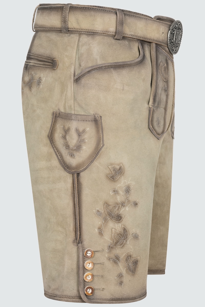 Lederhose Kai met riem