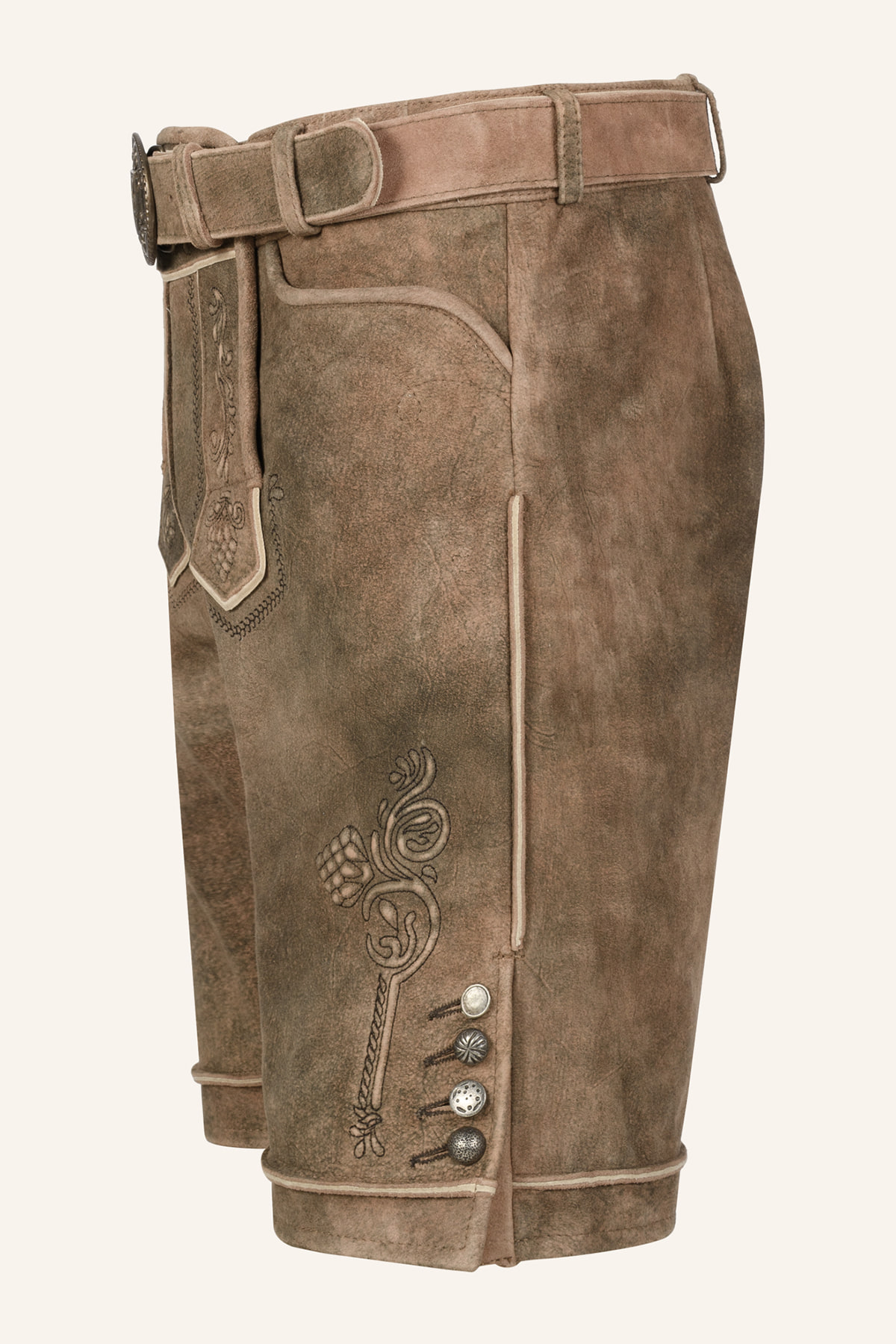 Lederhose Jakobus met riem 