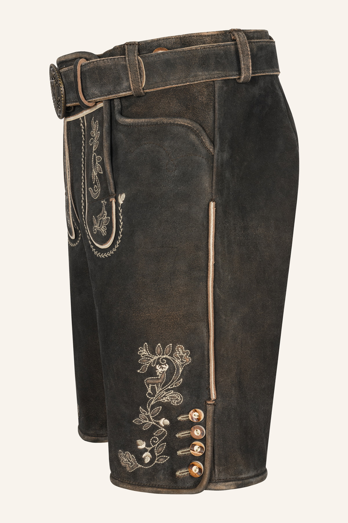 Lederhose Arendt met riem
