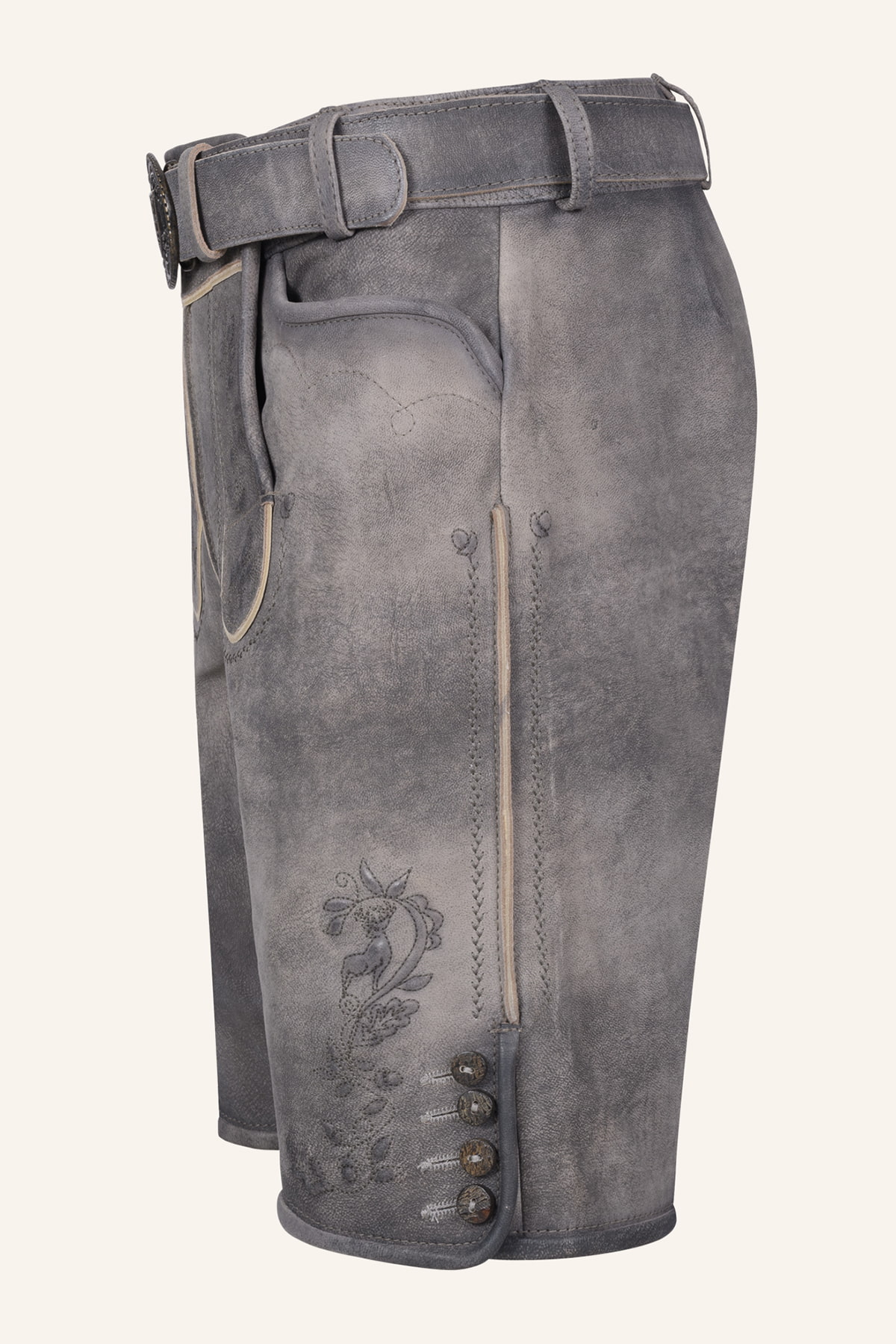 Lederhose Wincent met riem