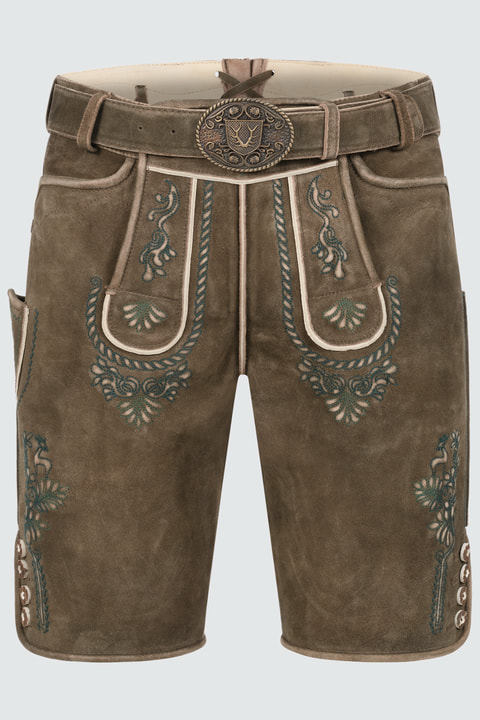 Lederhose Cailan met riem