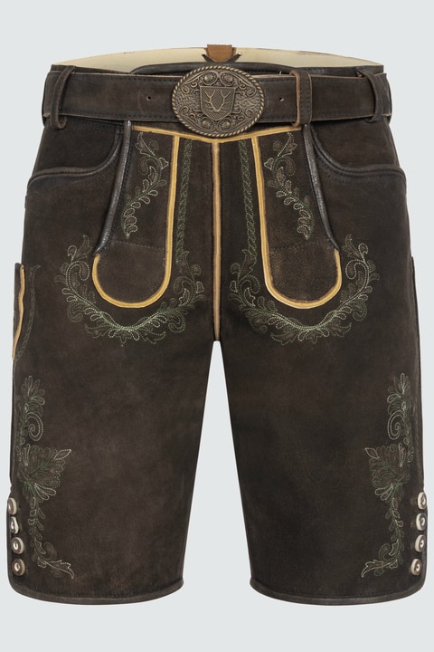 Lederhose Brandon met riem