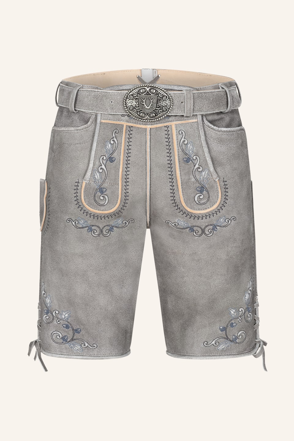 Lederhose Emir met riem