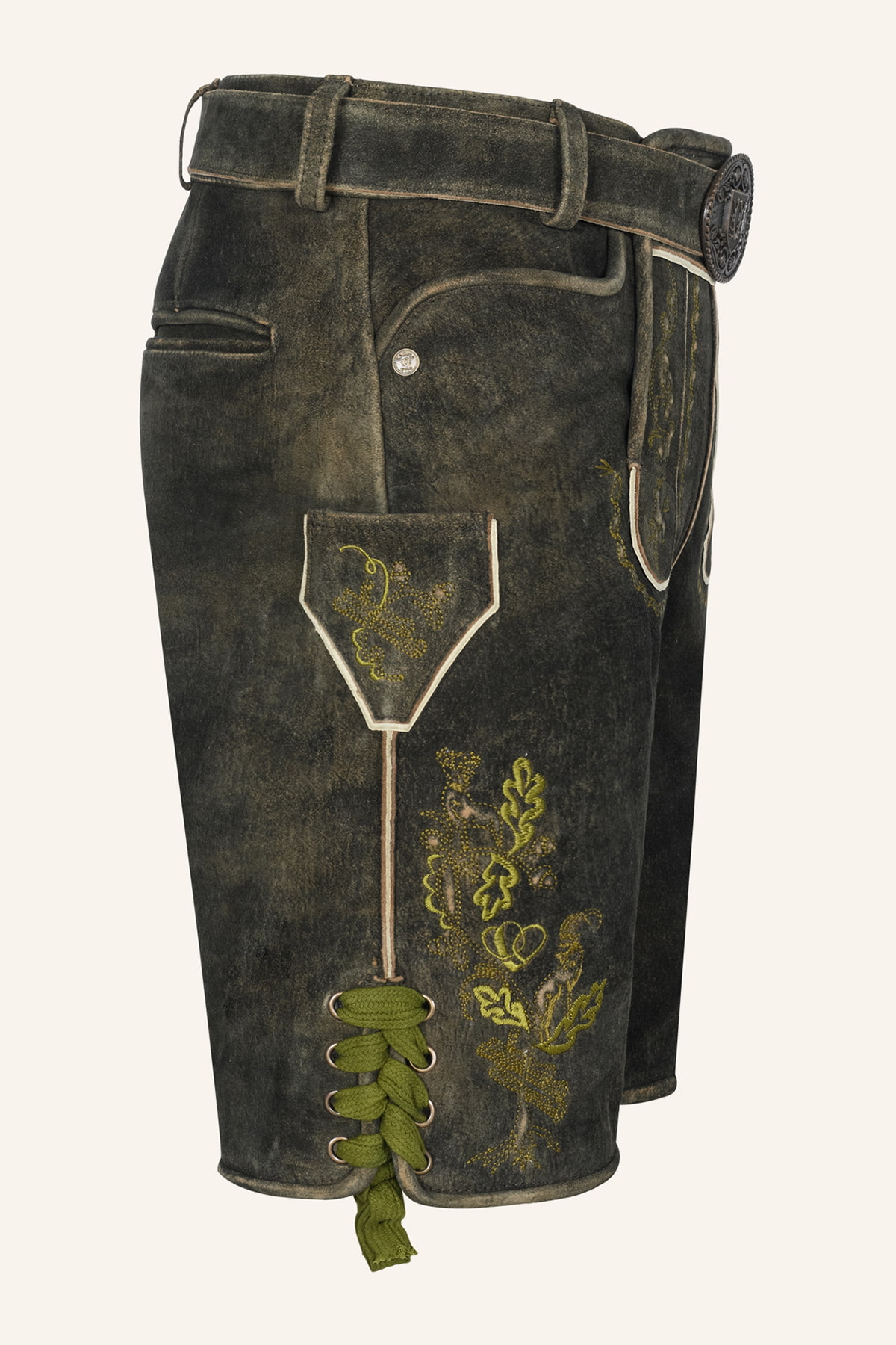 Lederhose Nilio met riem