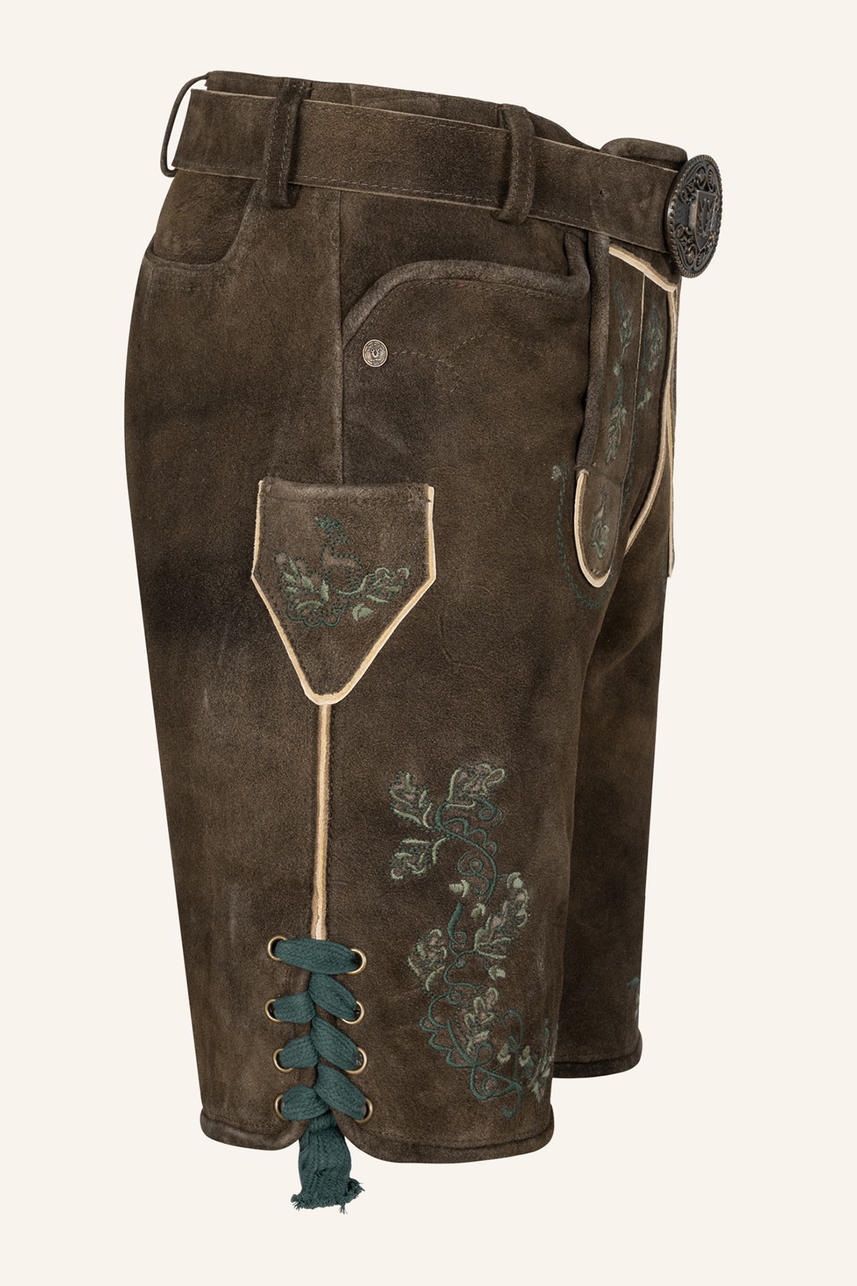 Lederhose Trever met riem