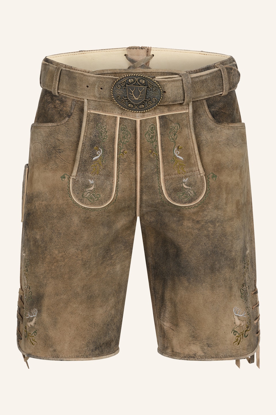 Lederhose Micah met riem