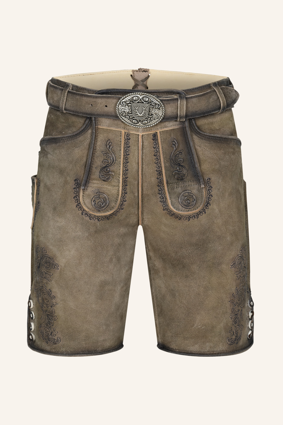 Lederhose Ramiel met riem