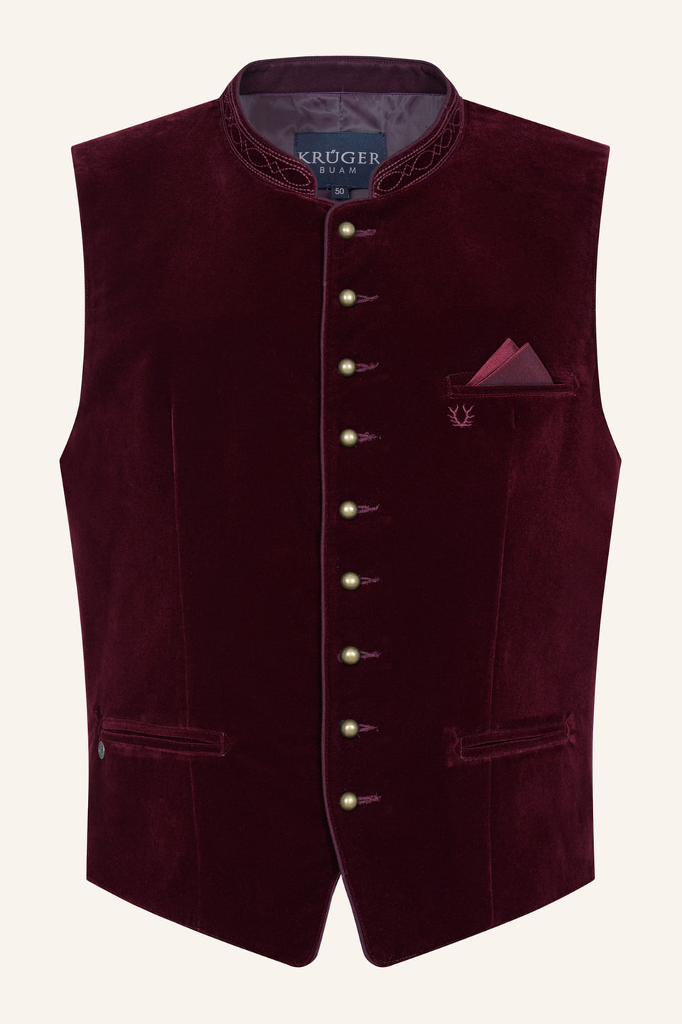 Trachten vest Velvet Glen