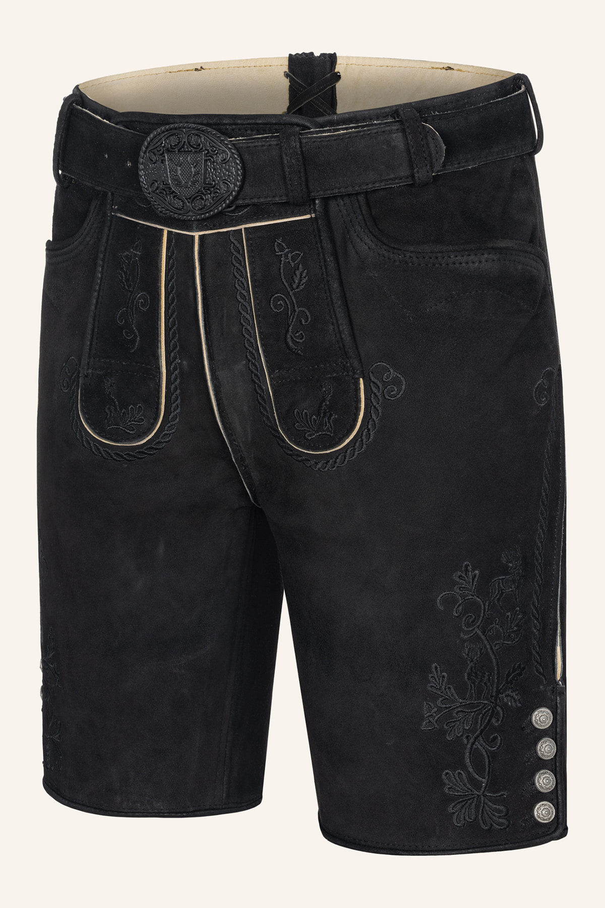 Lederhose Sylvar met riem